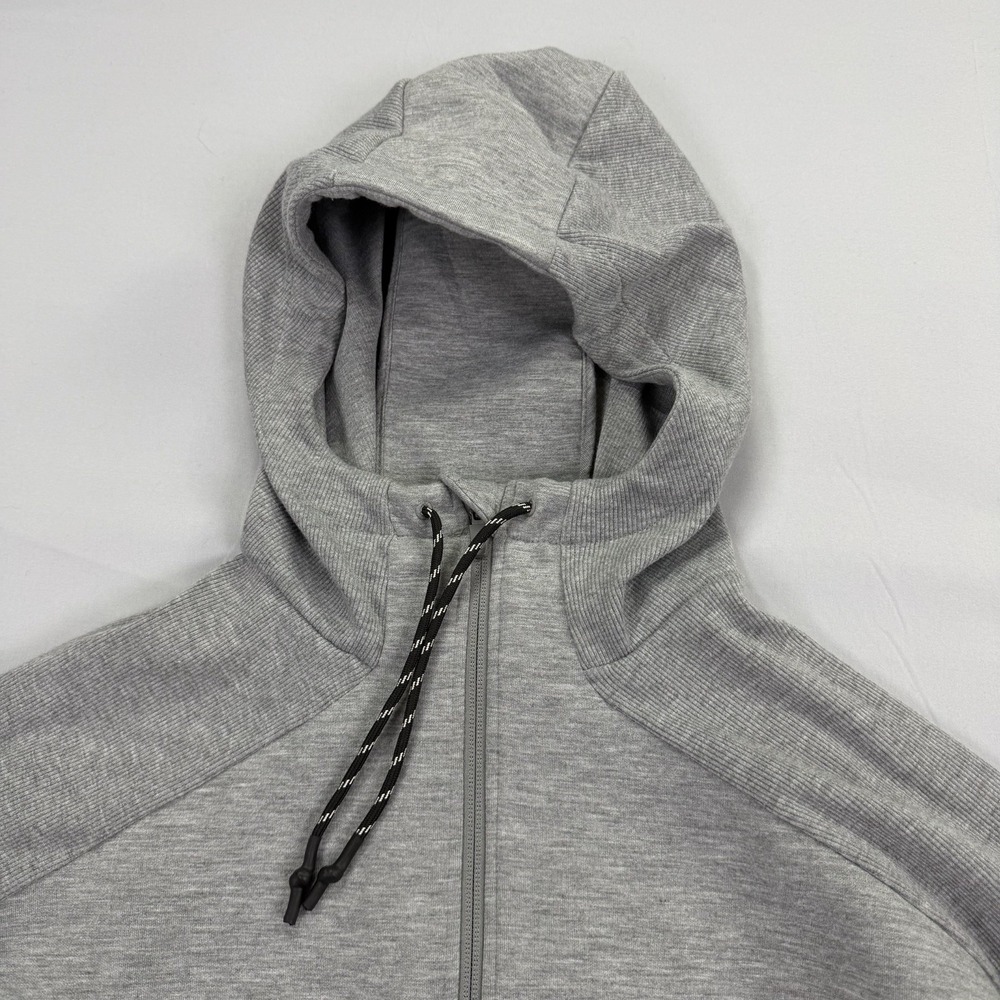 Sweaty Betty Women's S Gray Scuba Full Zip Hooded Jacket Athletic Stretch - Picture 2 of 16